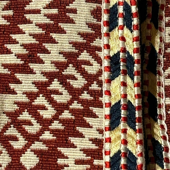 Tularosa Santa Fe fringe embroidered jacket XS macrame - Picture 2 of 9